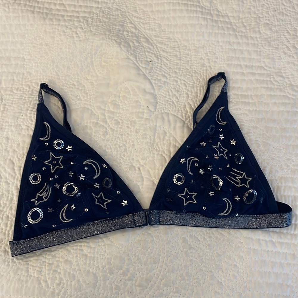 Victoria’s Secret Navy Blue Constellation Patterned Bralette